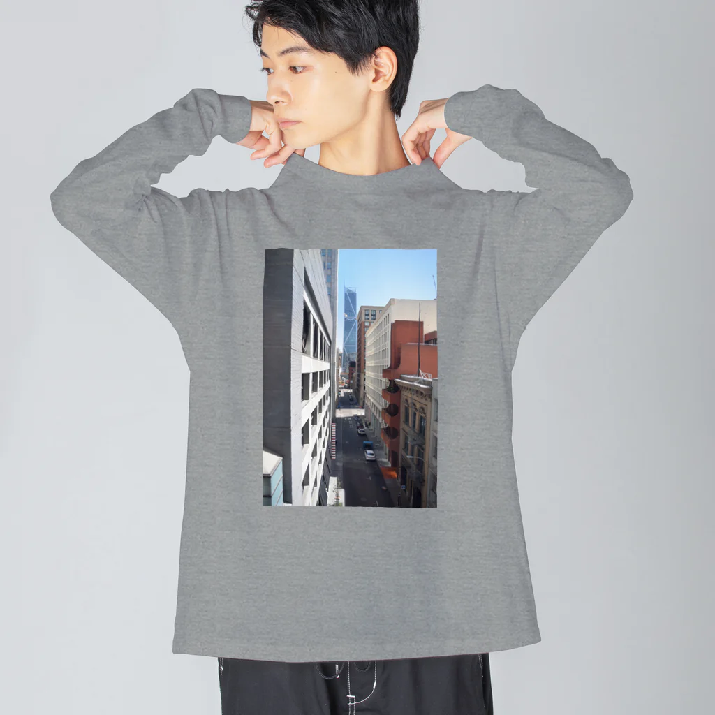 チルTショップのサンフランシスコの路地 Big Long Sleeve T-Shirt