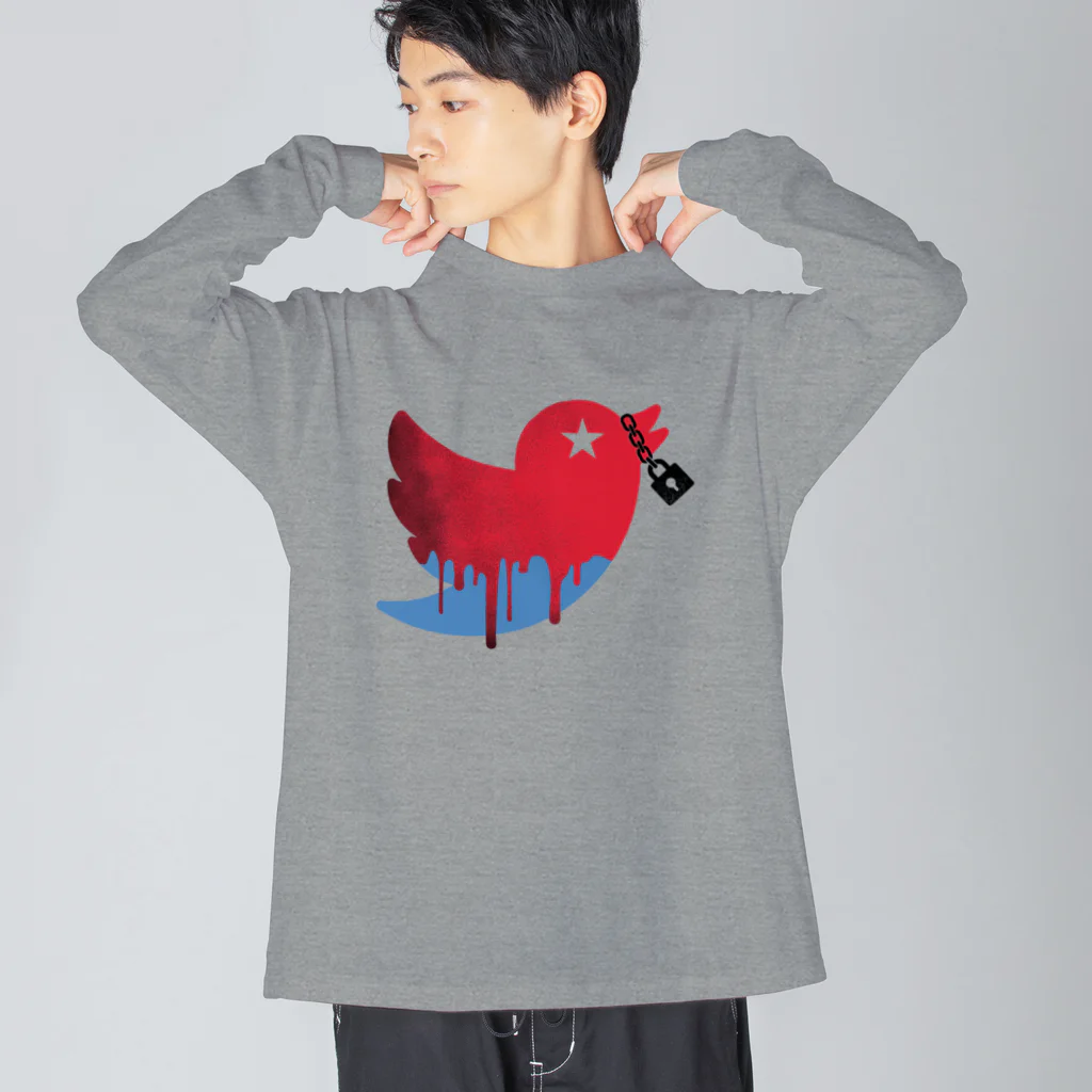 LOUD MINORITY .ShopのCAN'T TWEET Big Long Sleeve T-Shirt