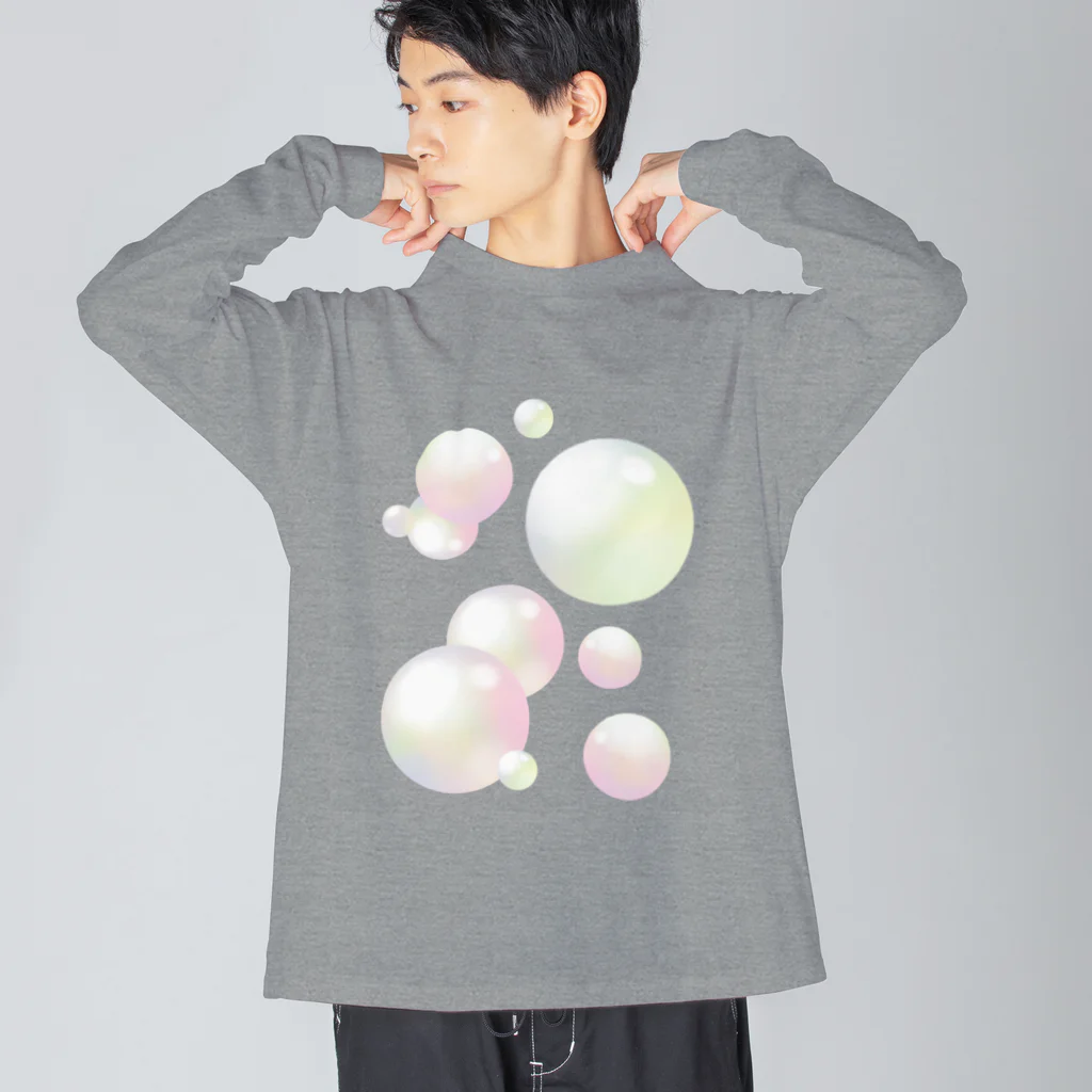 Lily bird（リリーバード）のふわふわバブル2 Big Long Sleeve T-Shirt