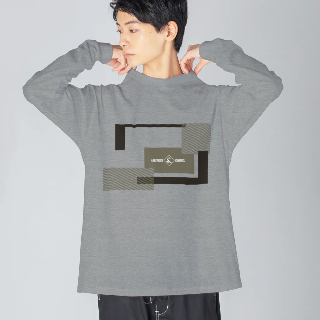 アリーヴェデルチャンネルSHOPのCYBER WINDOW KHK Big Long Sleeve T-Shirt