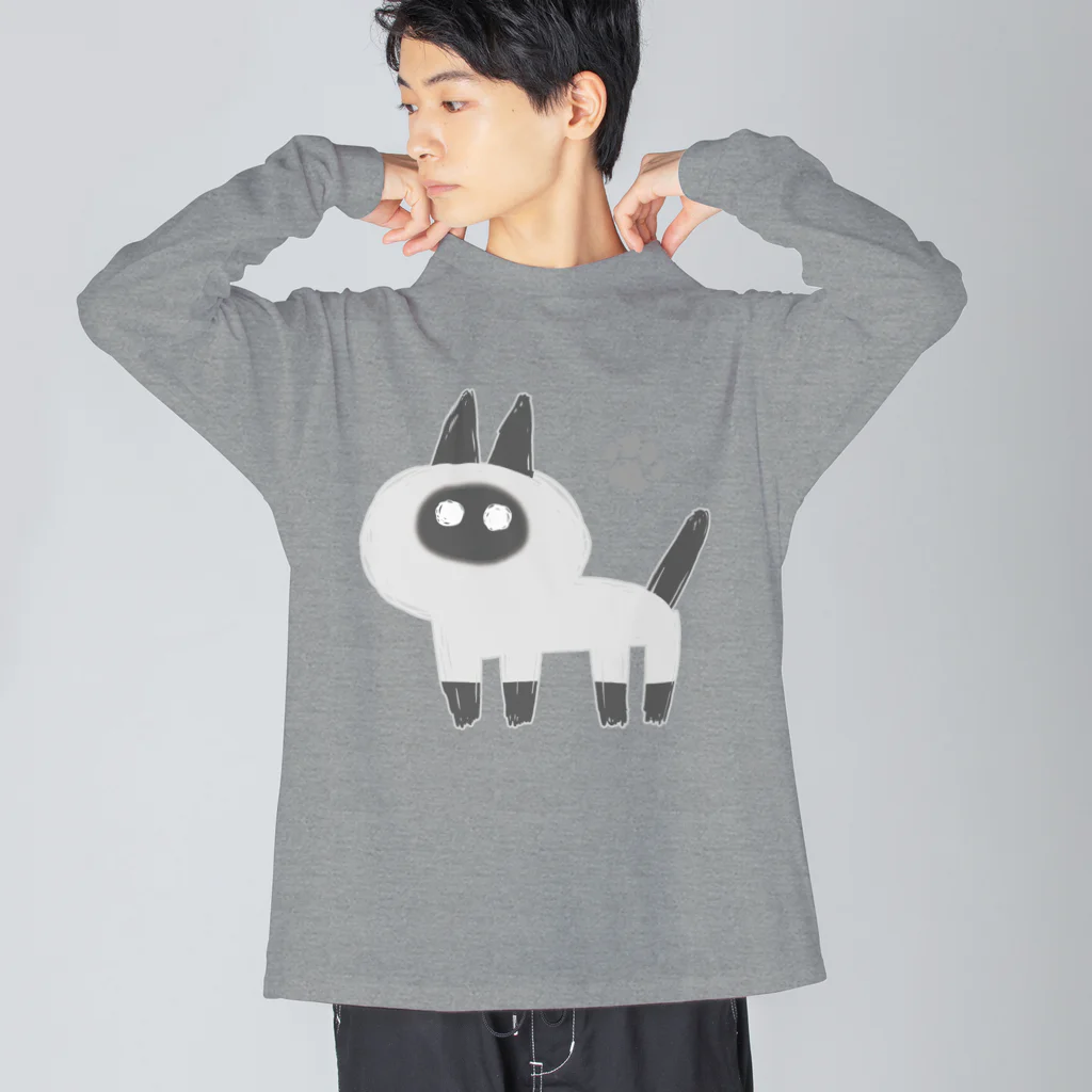 ツギハギ ニクの【GuchaNeko】ポインテッド Big Long Sleeve T-Shirt