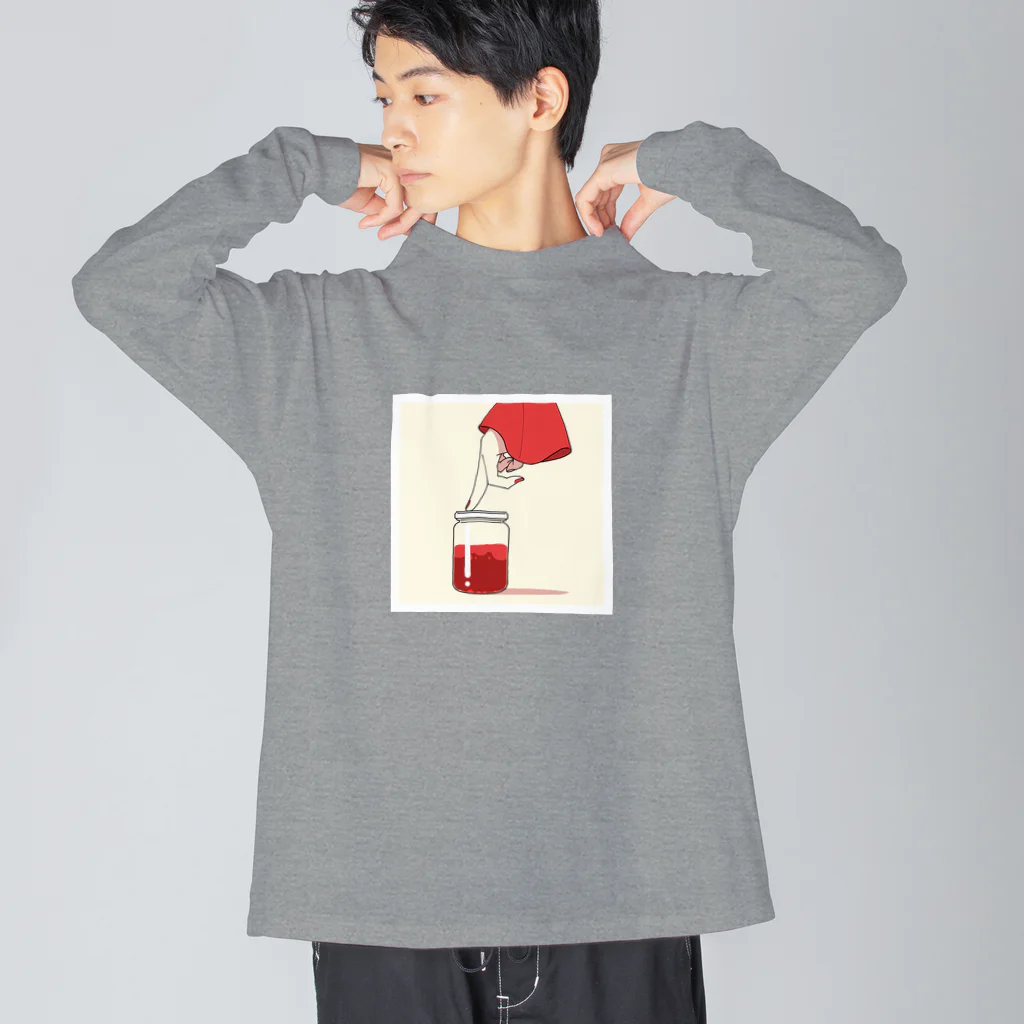 soratoのジャム瓶の蓋の上で踊る Big Long Sleeve T-Shirt