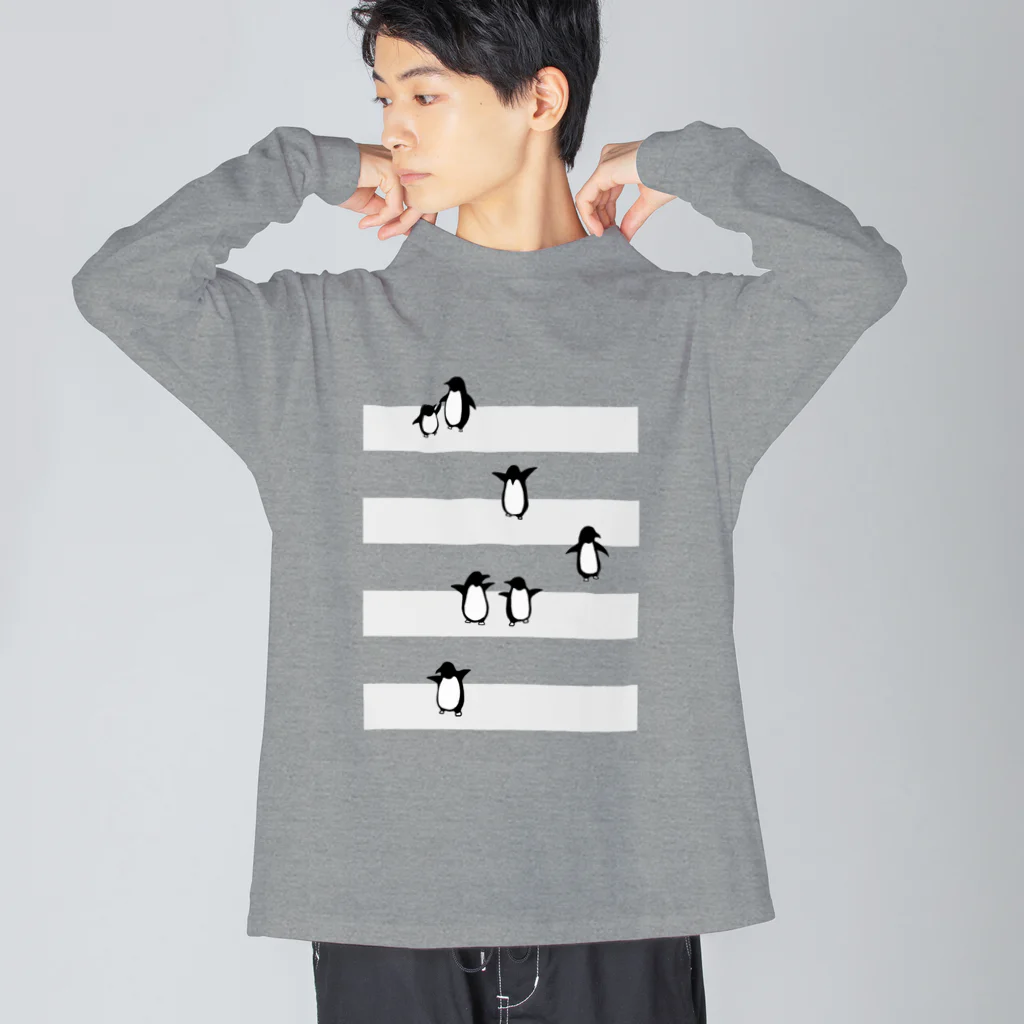 Ｄ・にゃん洋品店のペンギンクロッシング Big Long Sleeve T-Shirt