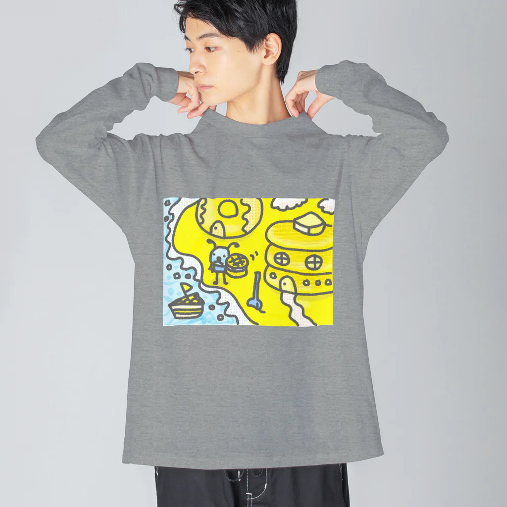 惑星プルルのホットオケーキ海岸管理人　アーリン大佐 Big Long Sleeve T-Shirt