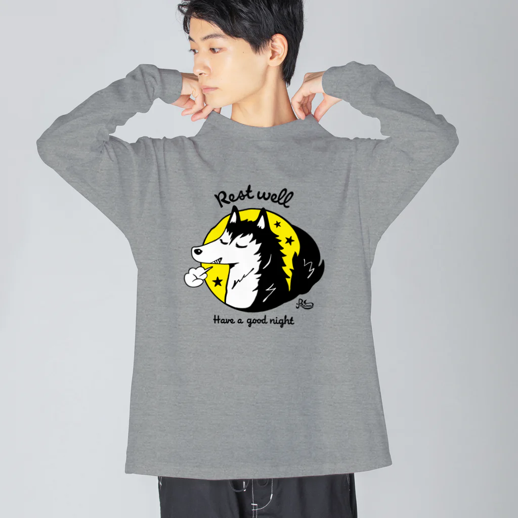 kocoon（コクーン）のお疲れさまオオカミ Big Long Sleeve T-Shirt