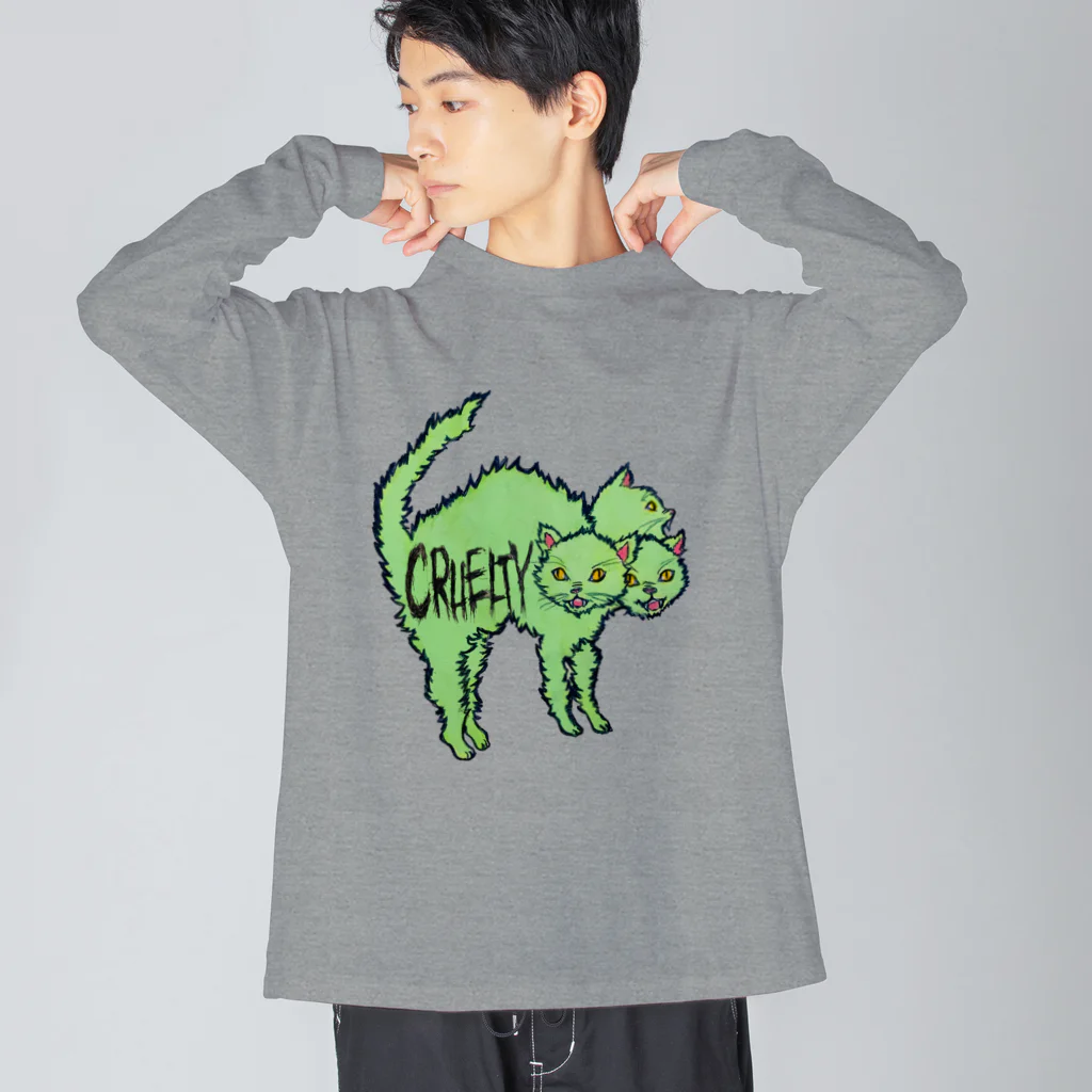 Myxoma のネコギドラ Big Long Sleeve T-Shirt