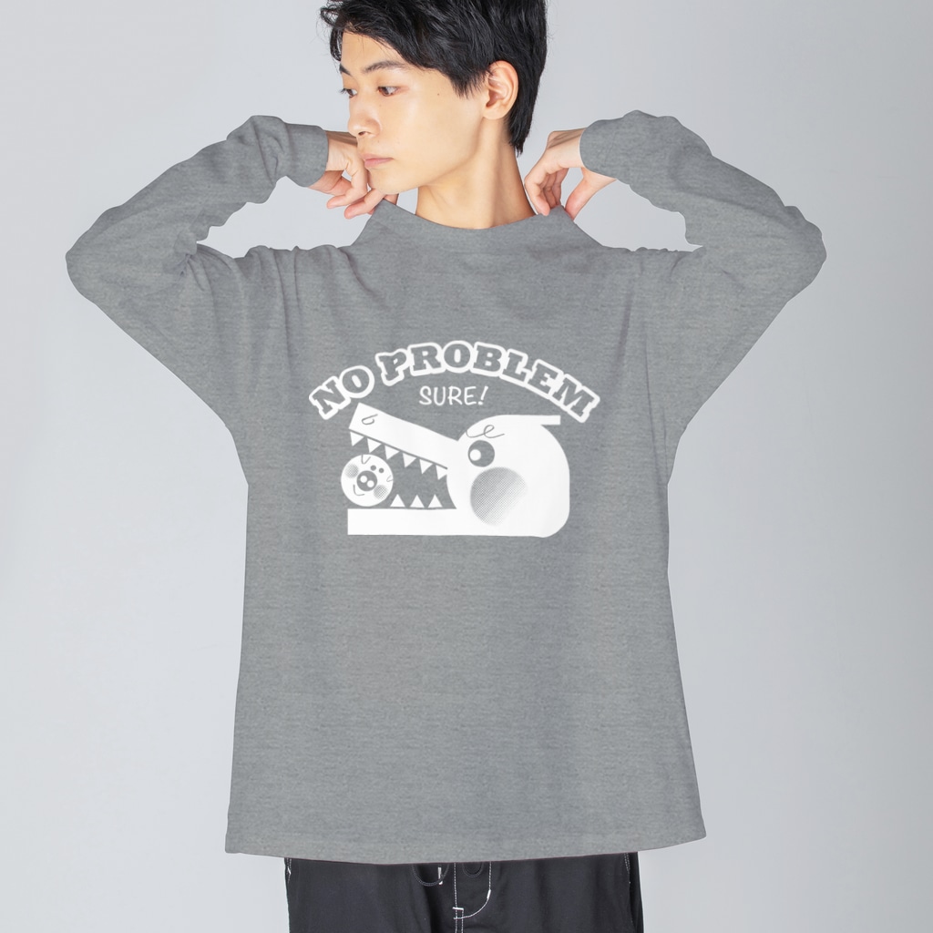 SESTA SHOPのNO PROBLEM Big Long Sleeve T-Shirt