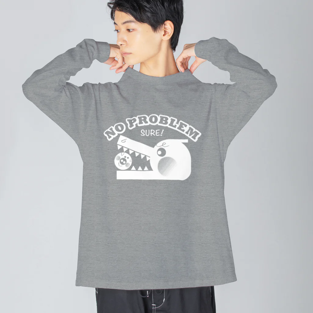 SESTA SHOPのNO PROBLEM ビッグシルエットロングスリーブTシャツ