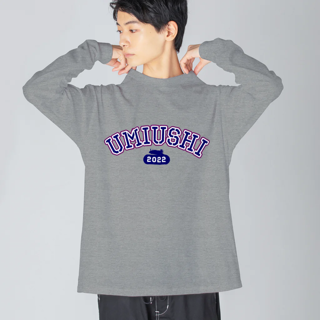 gleam summerのウミウシカレッジロゴ Big Long Sleeve T-Shirt