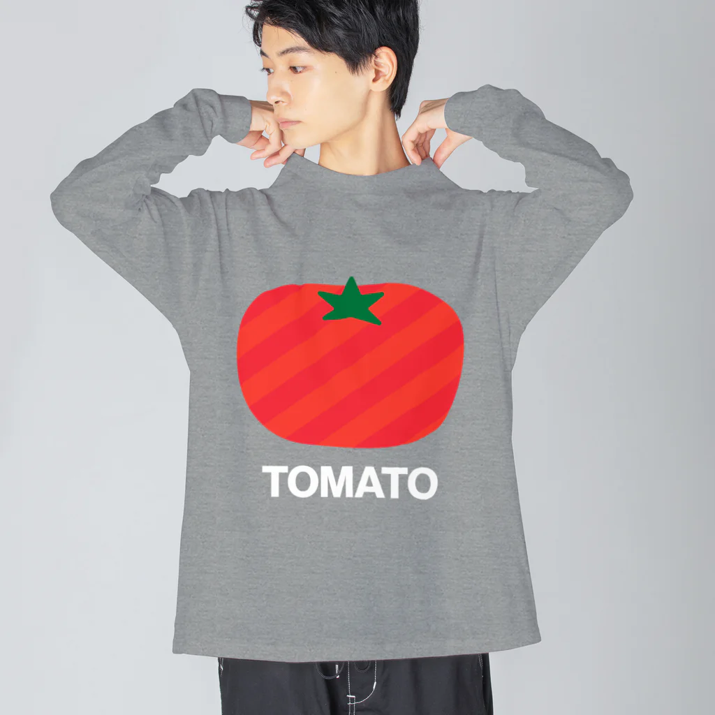 KAWAGOE GRAPHICSのお～トマトよ Big Long Sleeve T-Shirt