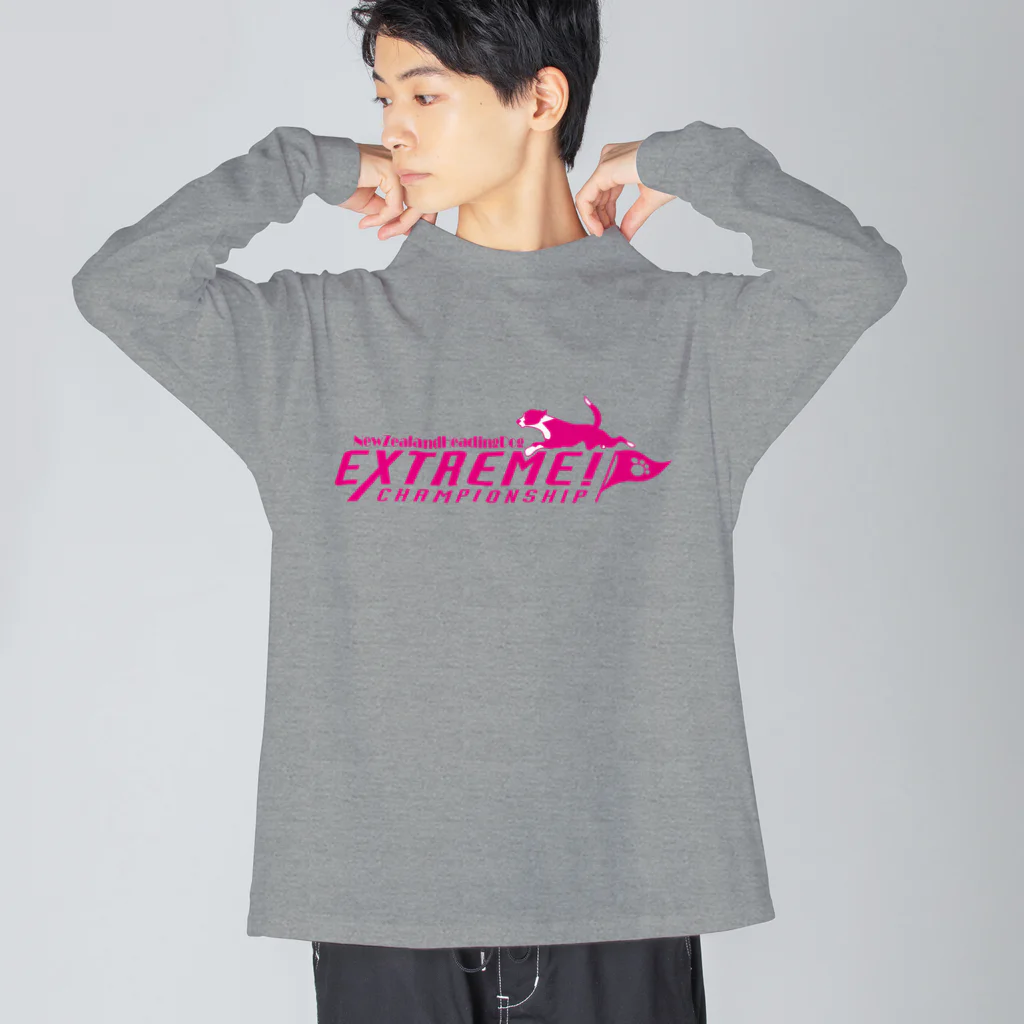 ドッグライフプランはしもとのエクストリーム×ニュージーランドヘディングドッグ Big Long Sleeve T-Shirt