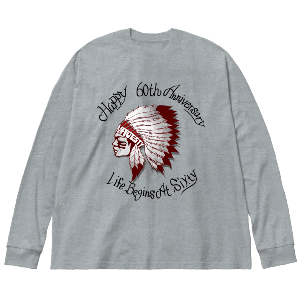 La Luceの60th Anniversary Big Long Sleeve T-Shirt