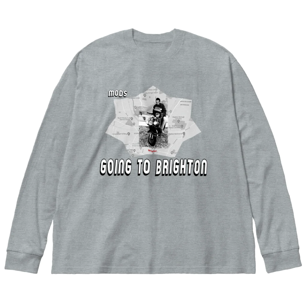 alt_203のMods Going to Brighton Big Long Sleeve T-Shirt