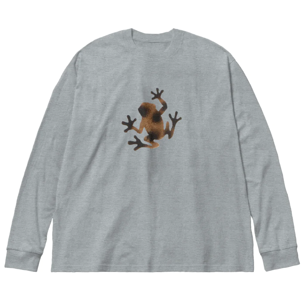 ツバメ堂の茶色いカエル Big Long Sleeve T-Shirt