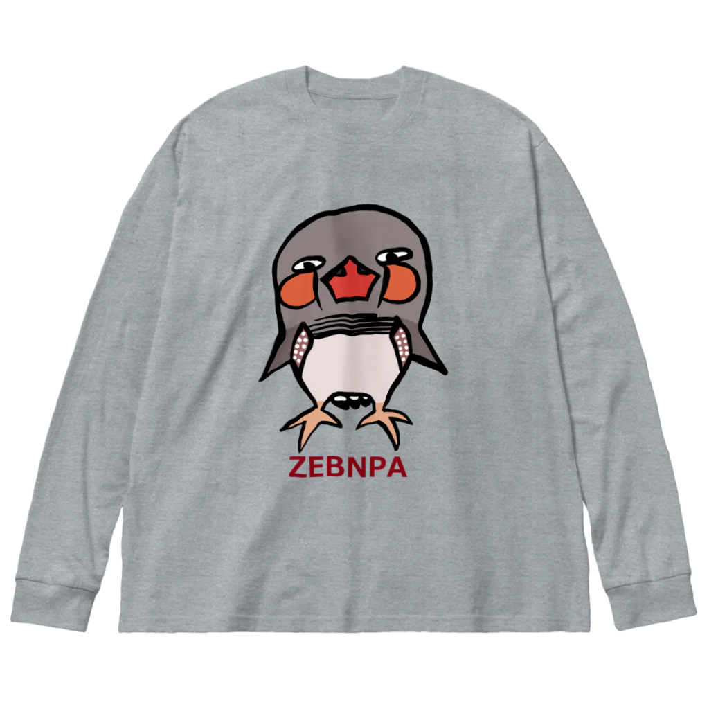 みつぞno鳥絵店のZEBNPA Big Long Sleeve T-Shirt