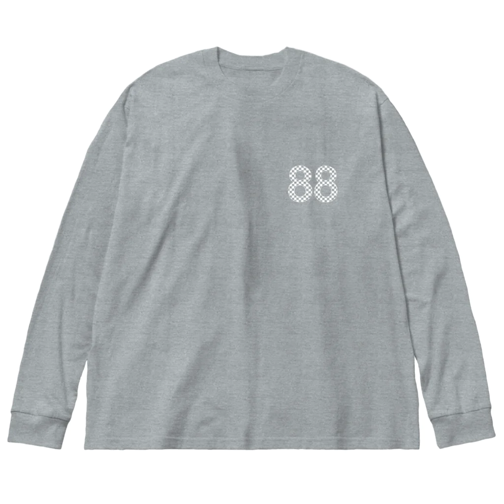 tocaiの88白ロゴ Big Long Sleeve T-Shirt