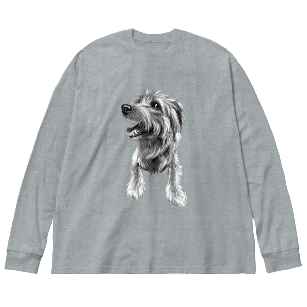 TOMOS-dogのえがおのいぬ Big Long Sleeve T-Shirt