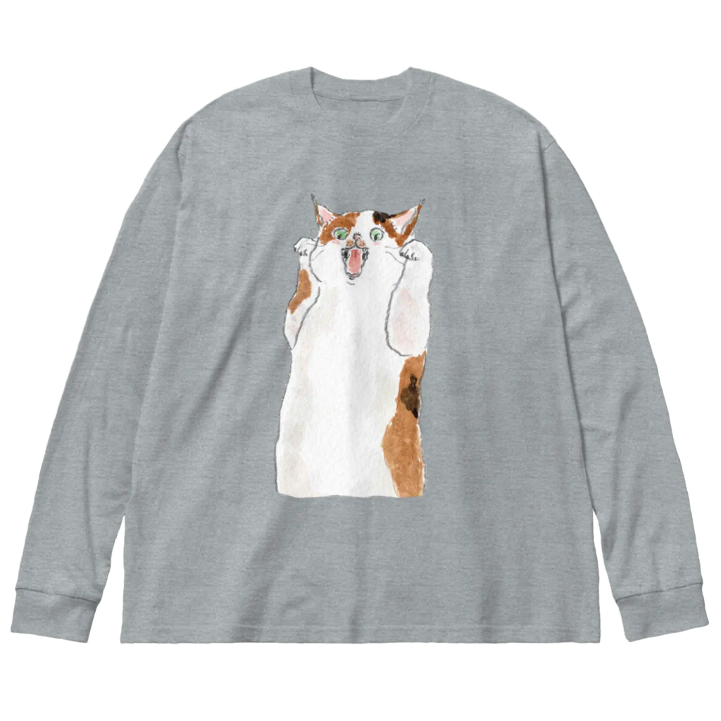 トコロコムギのあくびが出るにゃ〜〜〜 Big Long Sleeve T-Shirt