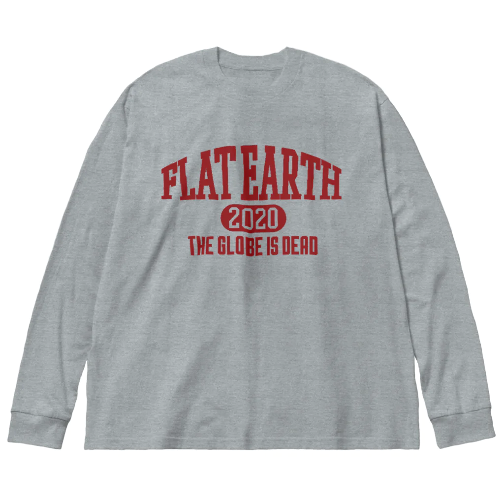 Mappila SHOPのカレッジ風［ネバダカラー］　フラットアース　FLATEARTH Big Long Sleeve T-Shirt