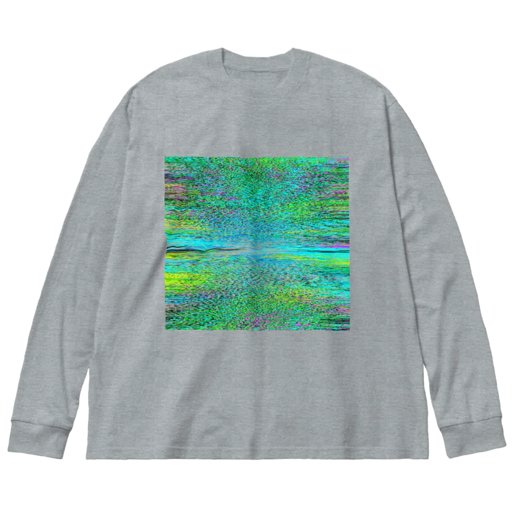 水草の地平線 Big Long Sleeve T-Shirt