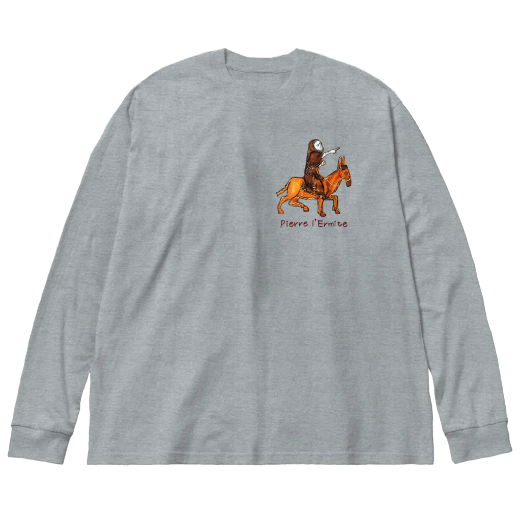 Nursery Rhymes  【アンティークデザインショップ】の隠者ピエール Big Long Sleeve T-Shirt