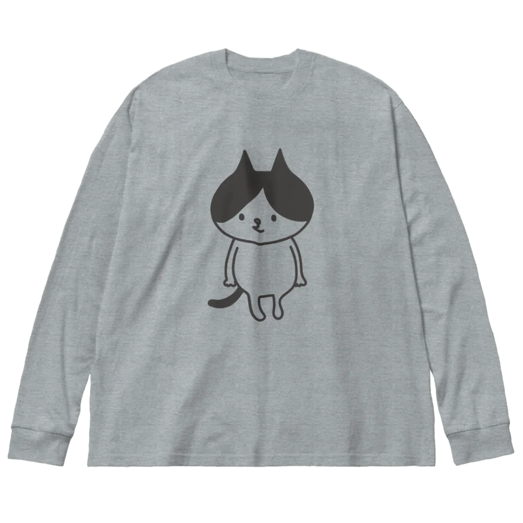 shoのハチワレキャット ビッグシルエットロングスリーブTシャツ