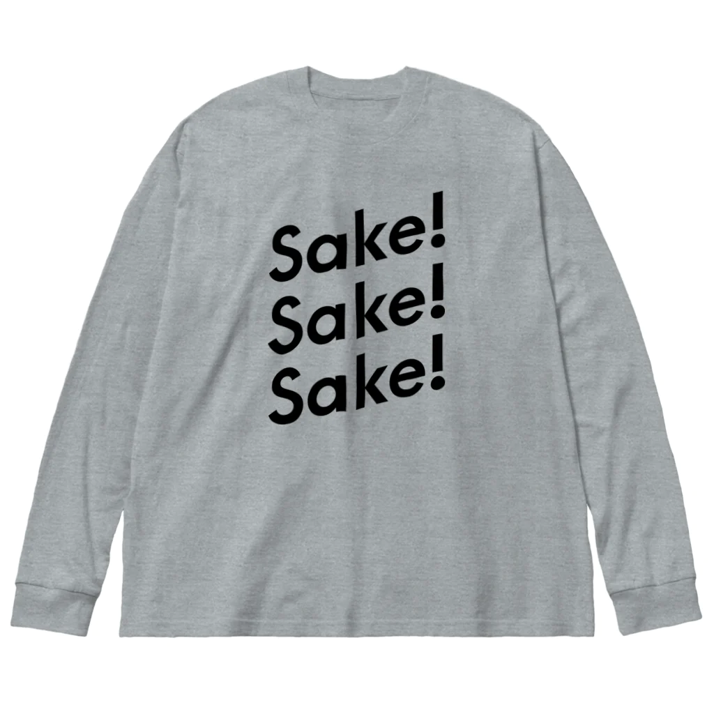 stereovisionのsake!sake!sake! ビッグシルエットロングスリーブTシャツ