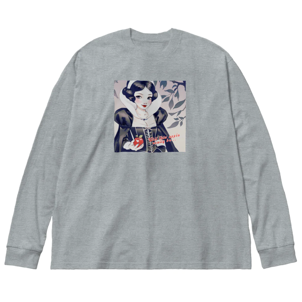 凡人-bonjin-のダークファンタジー白雪姫 Big Long Sleeve T-Shirt