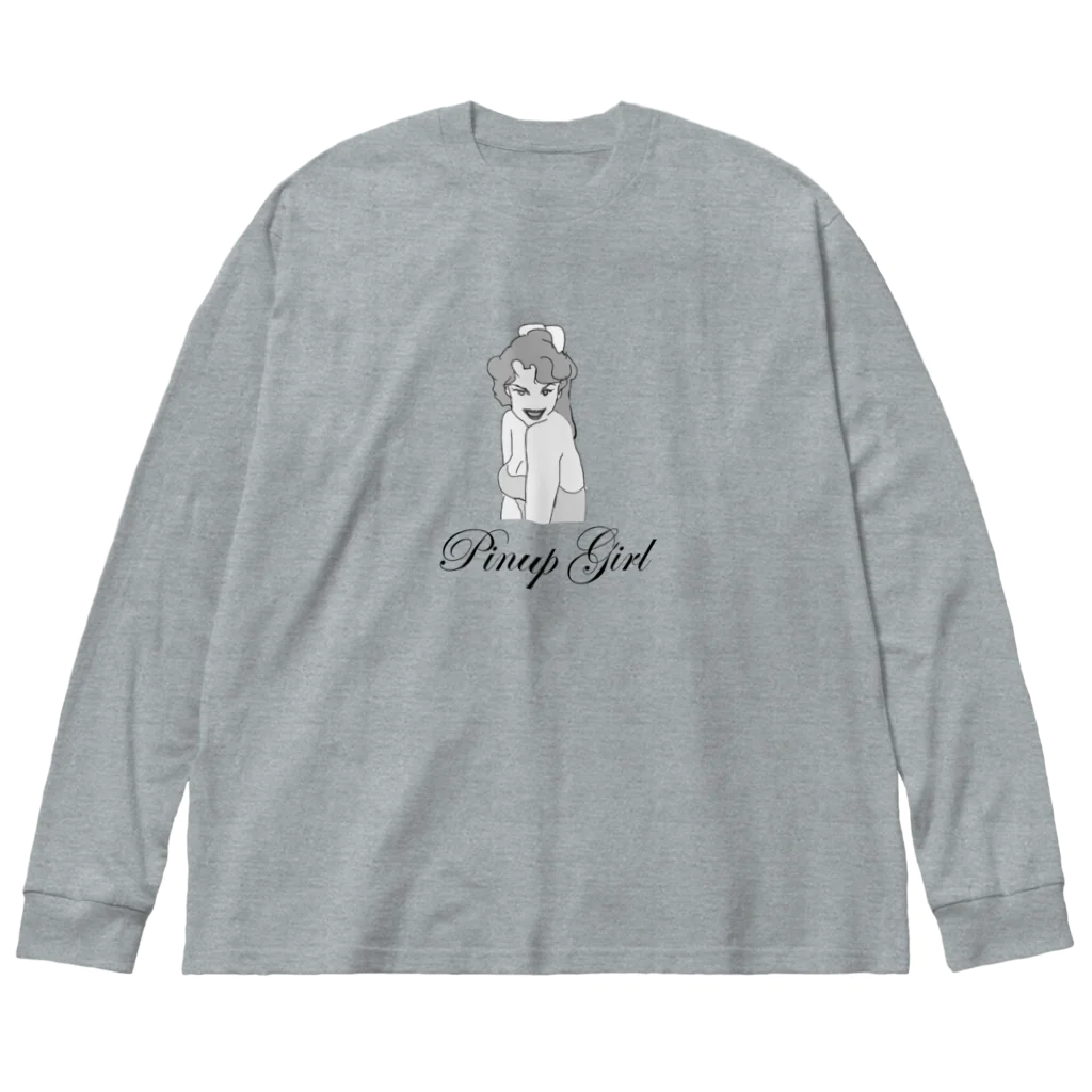 BONBONのPinup girl Big Long Sleeve T-Shirt