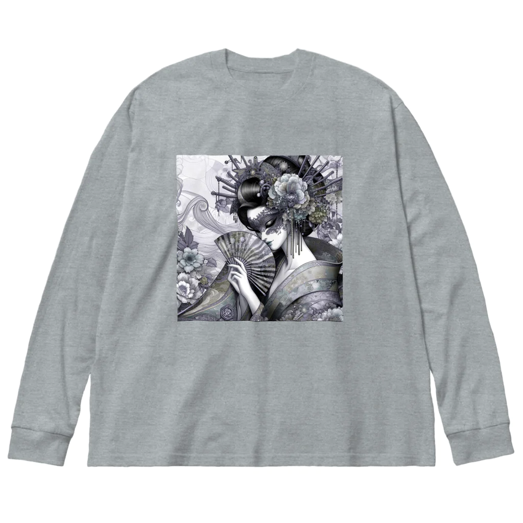 Moichi Designs Shop-2023の仮面舞踏会 Big Long Sleeve T-Shirt