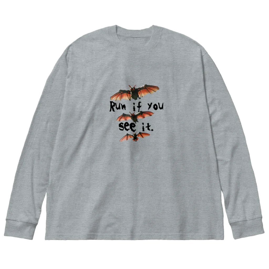 摩訶不思議屋のモスマンⅱ Big Long Sleeve T-Shirt