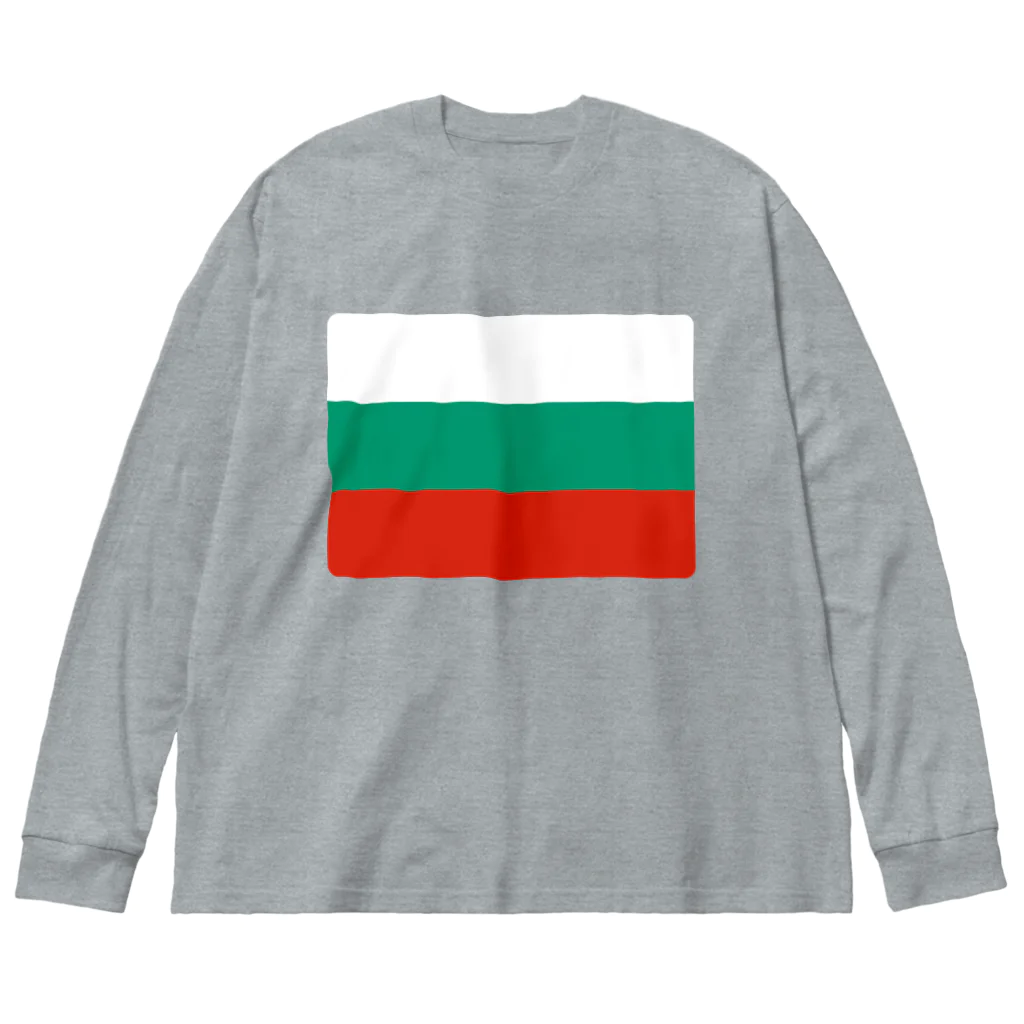 お絵かき屋さんのブルガリアの国旗 Big Long Sleeve T-Shirt