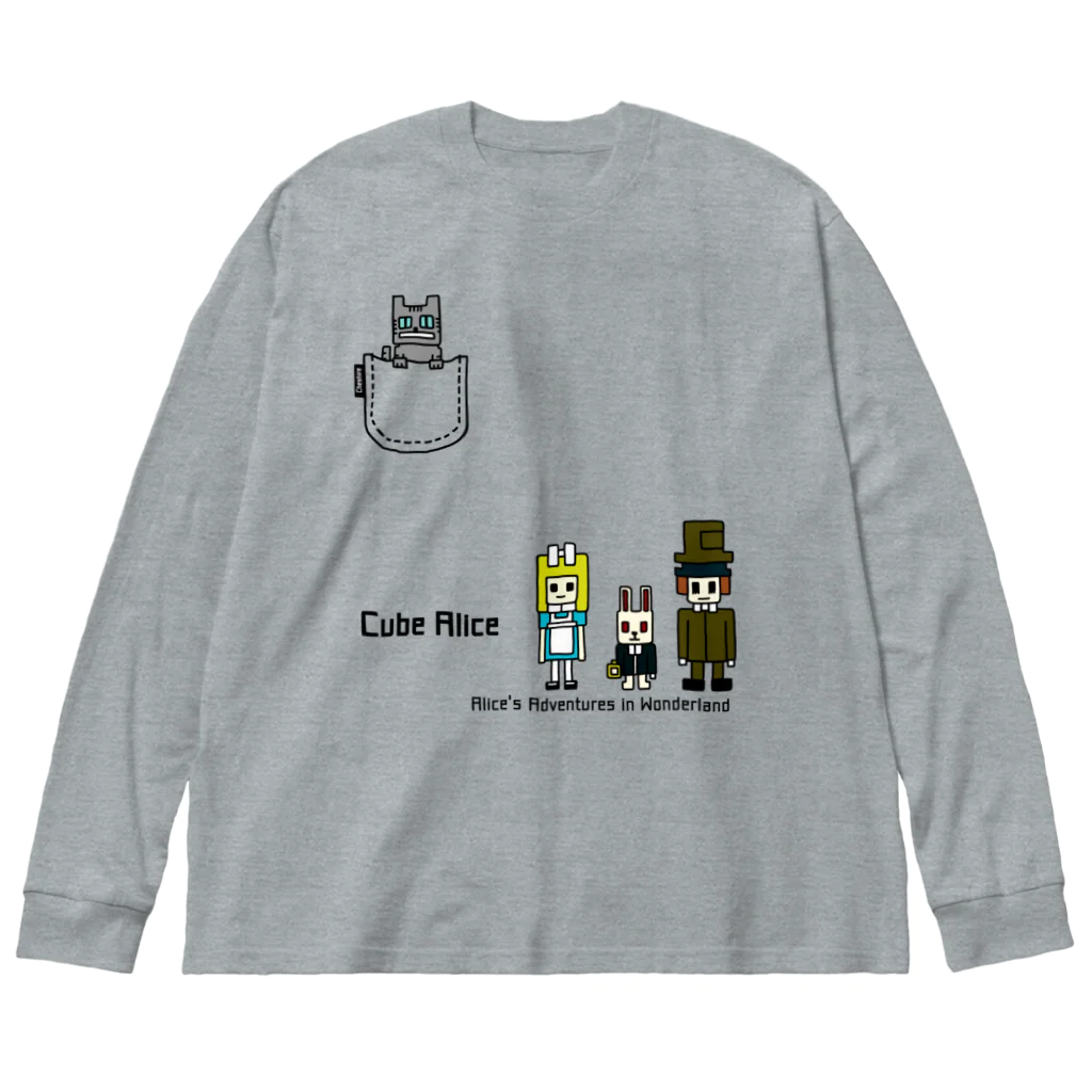 すとろべりーガムFactoryのCUBE アリス ver.2 Big Long Sleeve T-Shirt