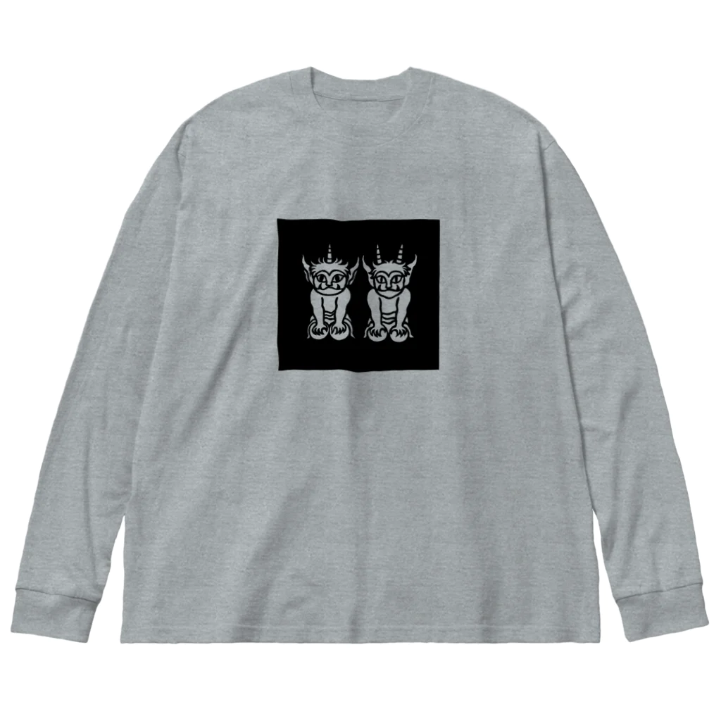 ツバメ堂のふたりの子鬼（四角） Big Long Sleeve T-Shirt