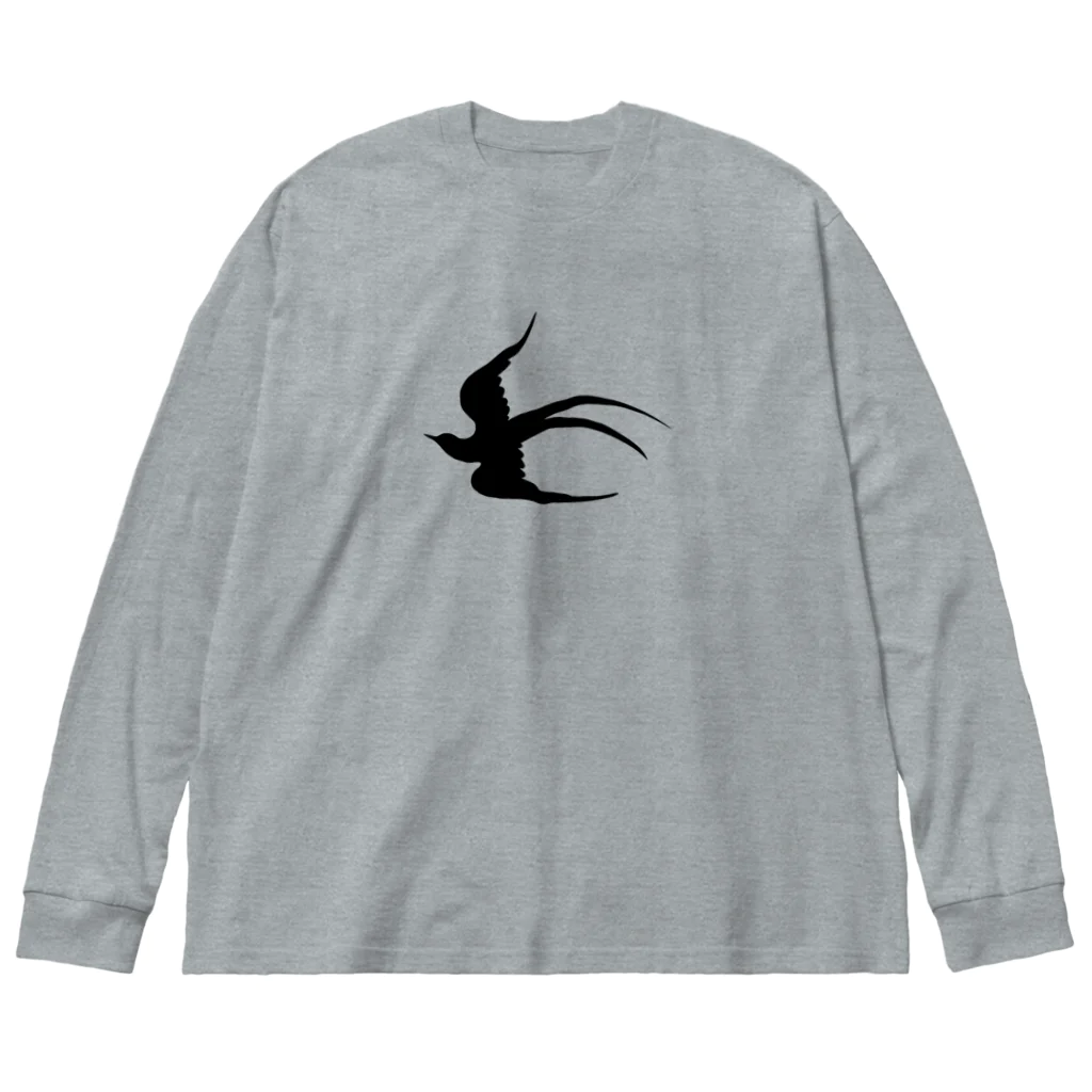 ツバメ堂のツバメの飛翔 Big Long Sleeve T-Shirt