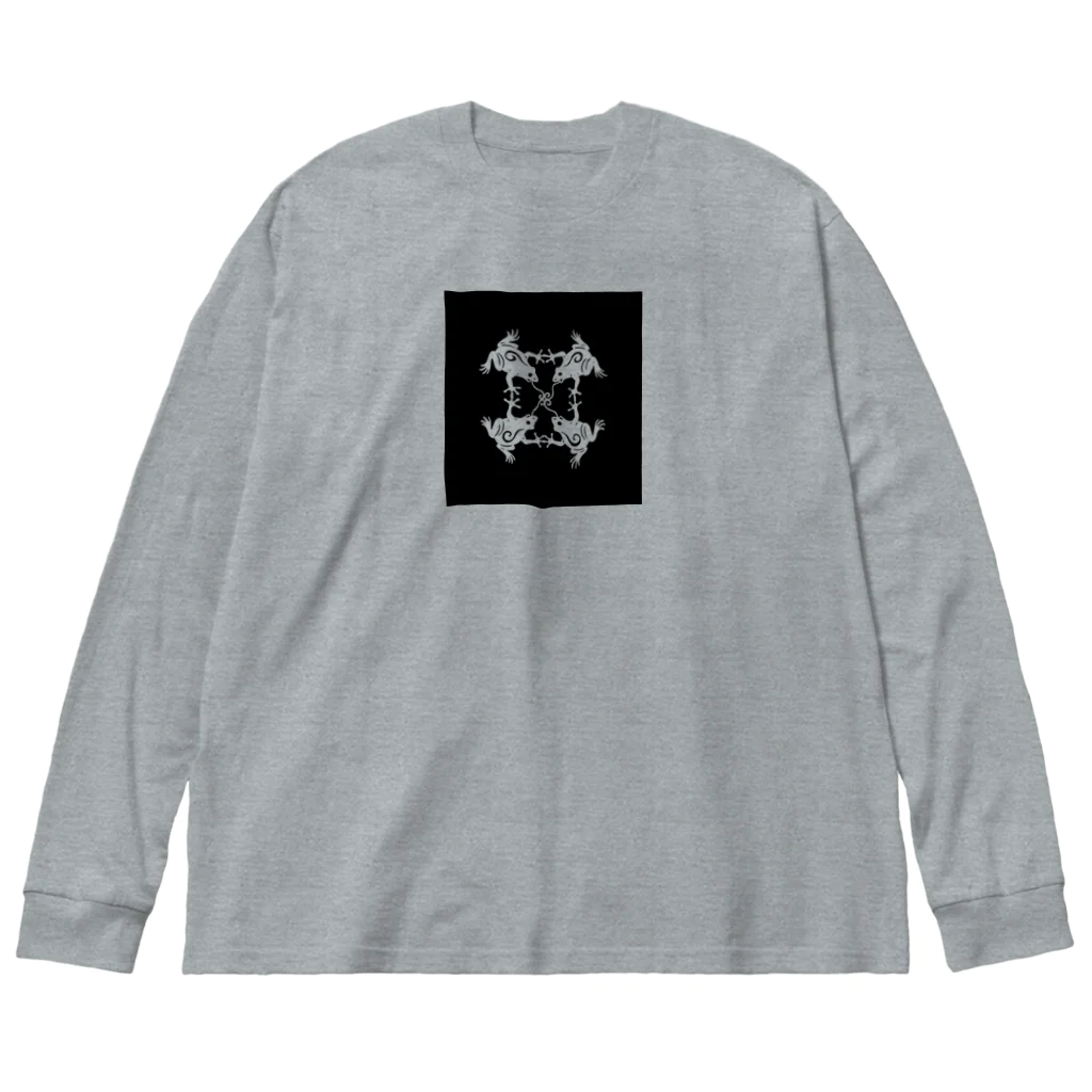 ツバメ堂のカエルノウタ Big Long Sleeve T-Shirt