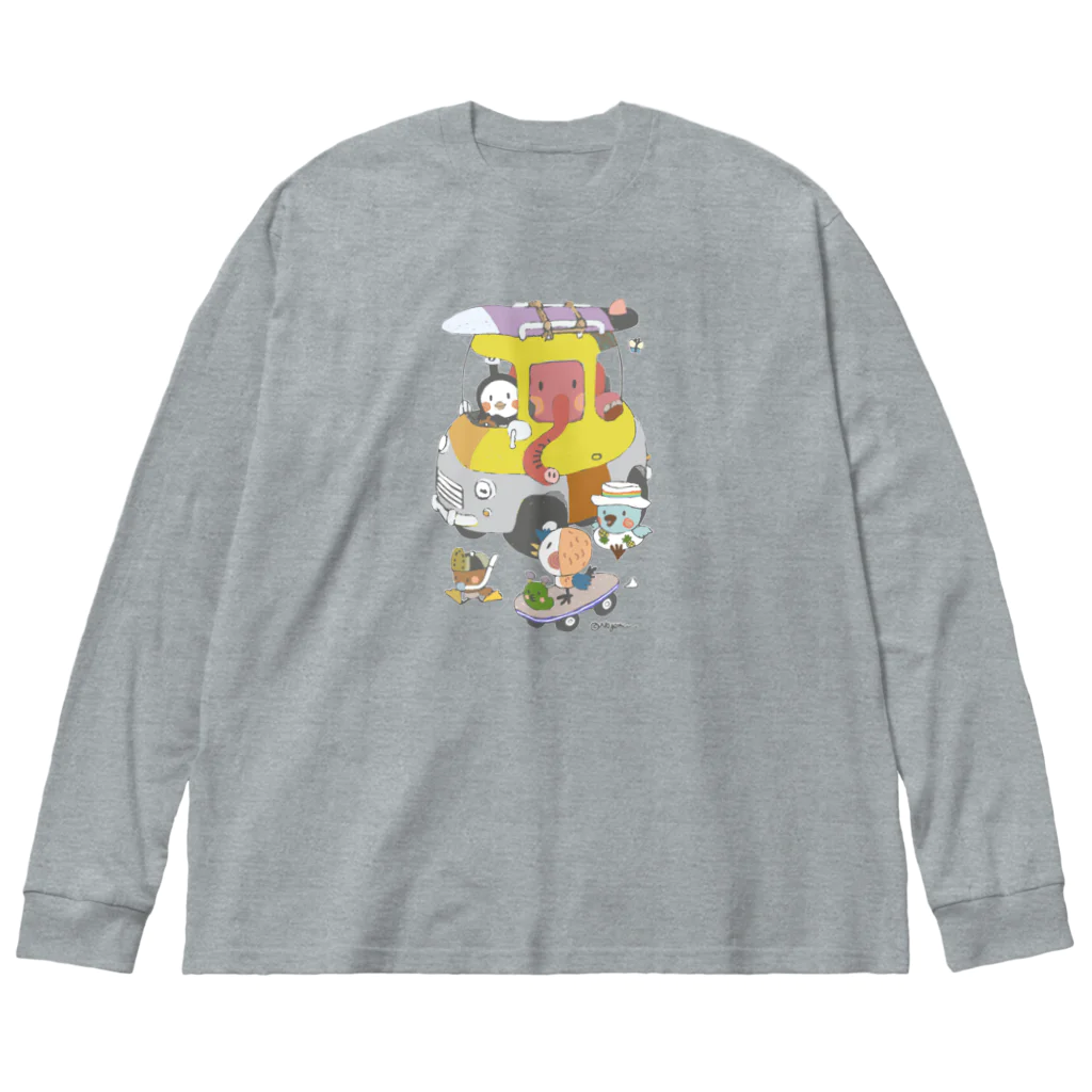 mugsの海へ行こう！ Big Long Sleeve T-Shirt