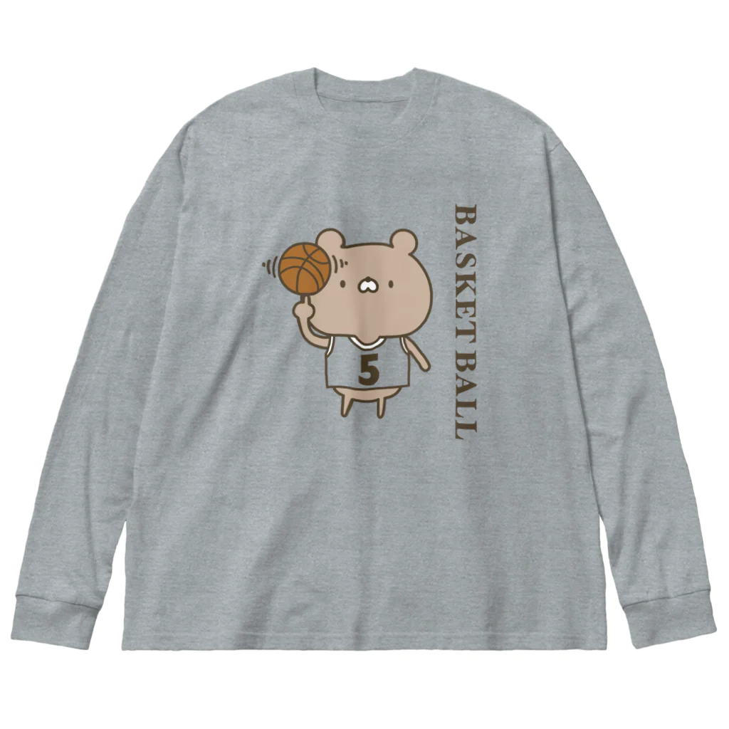 ユウィズのバスケットボールクマ Big Long Sleeve T-Shirt