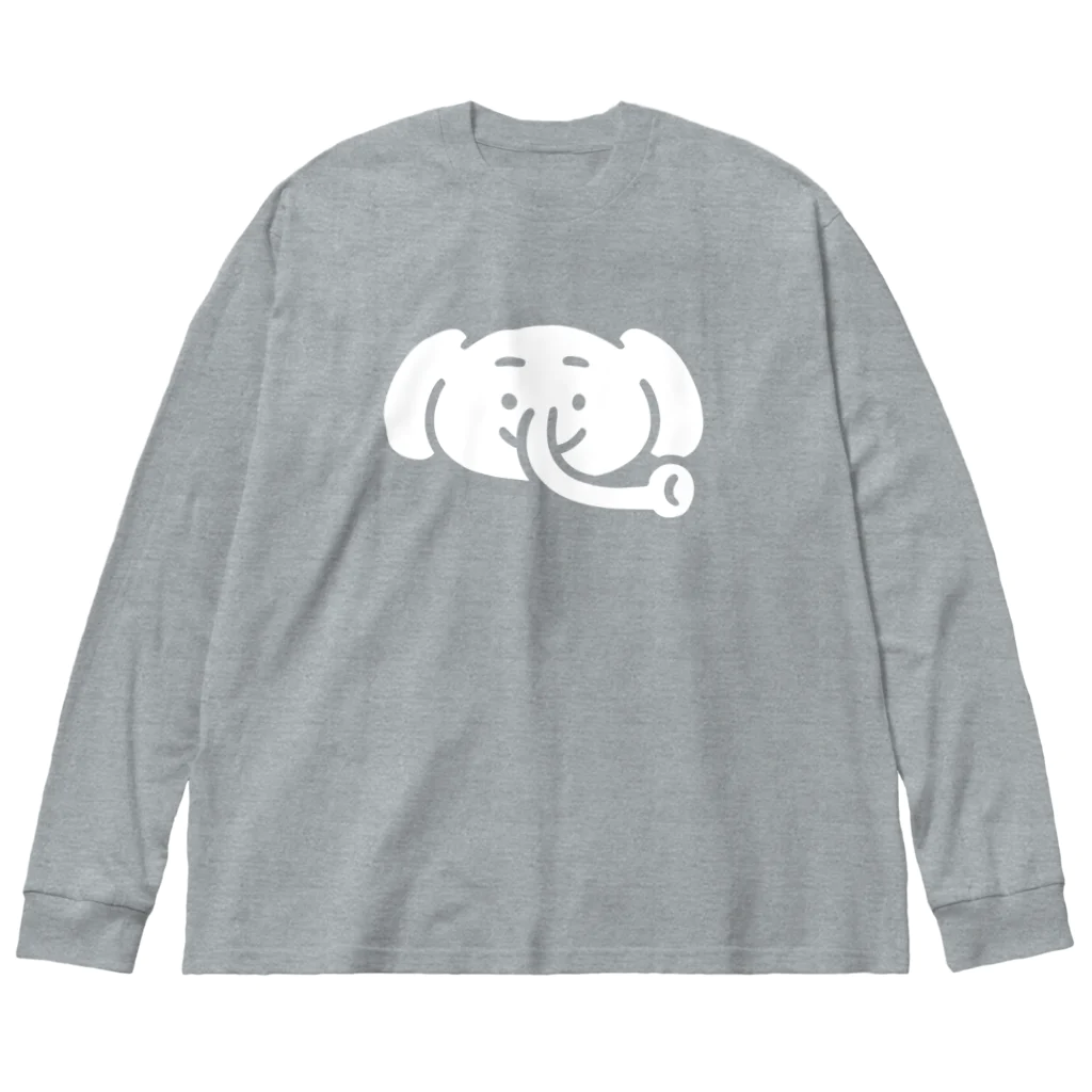 M-kuwaharaのElephant Big Long Sleeve T-Shirt