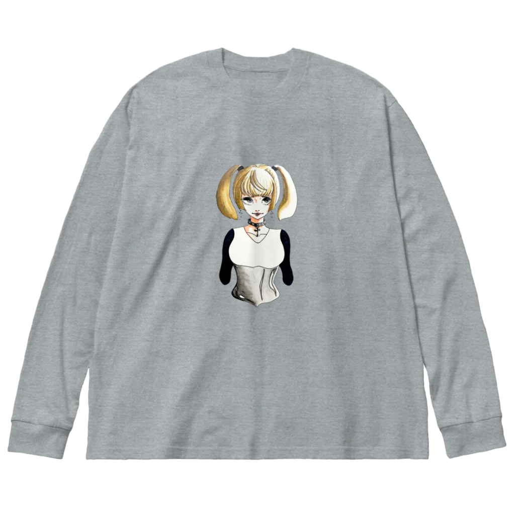 毛利あんなのお店のGothic Girl Big Long Sleeve T-Shirt