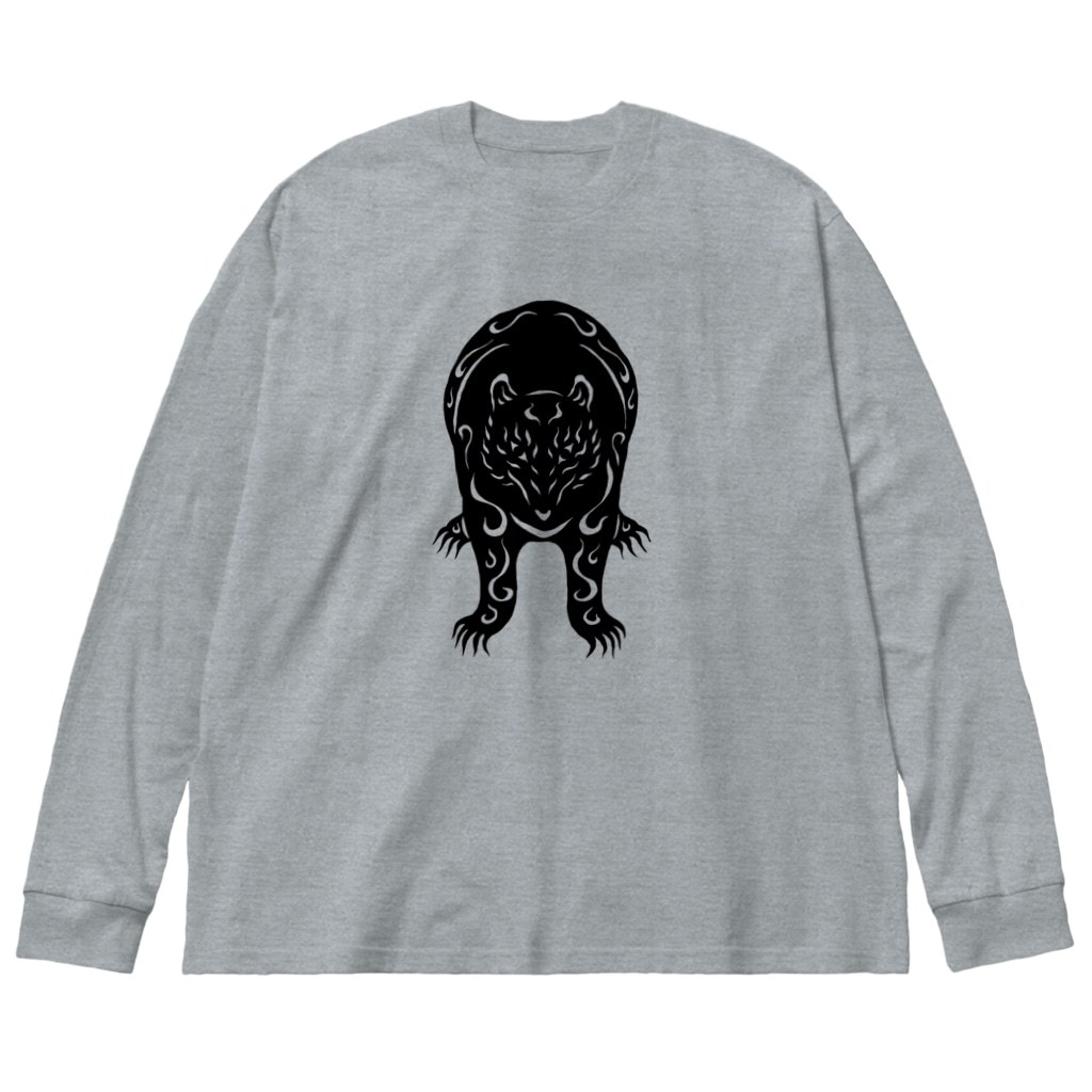 ツバメ堂の怒れる熊神 Big Long Sleeve T-Shirt