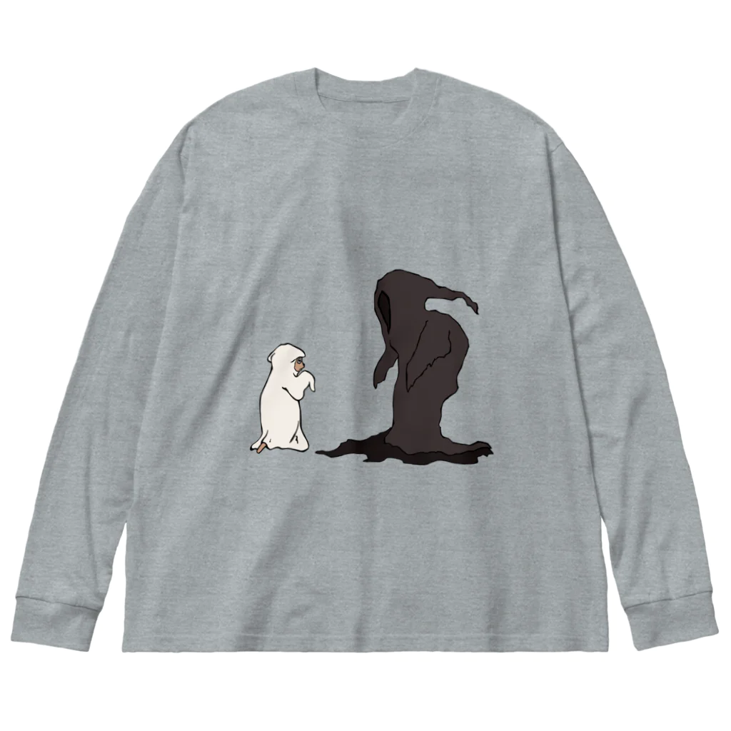 prunelleのオバケとの遭遇 Big Long Sleeve T-Shirt