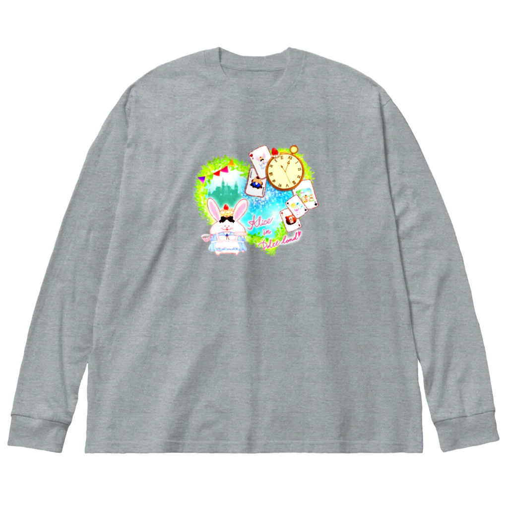 どるちぇ＊うさぎの《ハロウィン》02＊アリスうさぎ＊ ビッグシルエットロングスリーブTシャツ