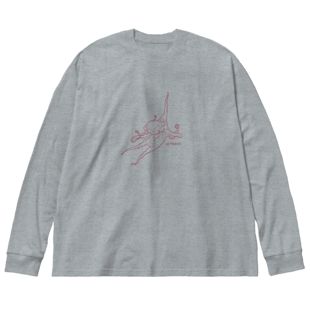 Liiminのおさかなクン-タコ- Big Long Sleeve T-Shirt