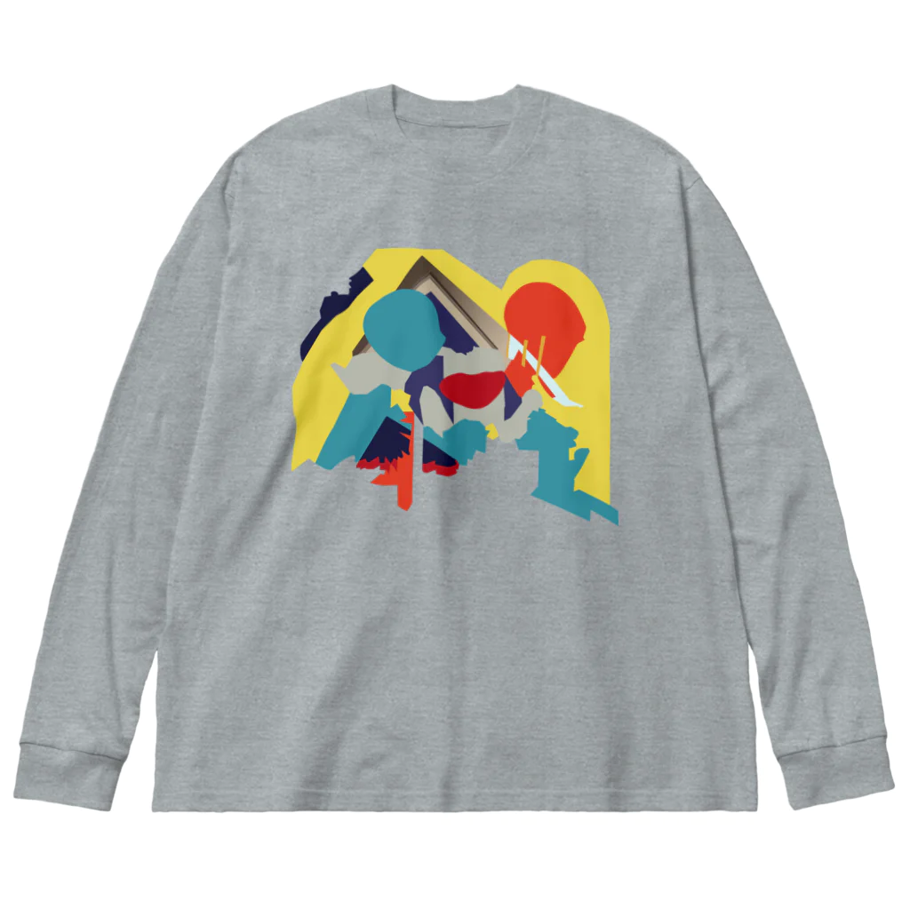 MUMBLEBOYの鏡像魔神１ Big Long Sleeve T-Shirt