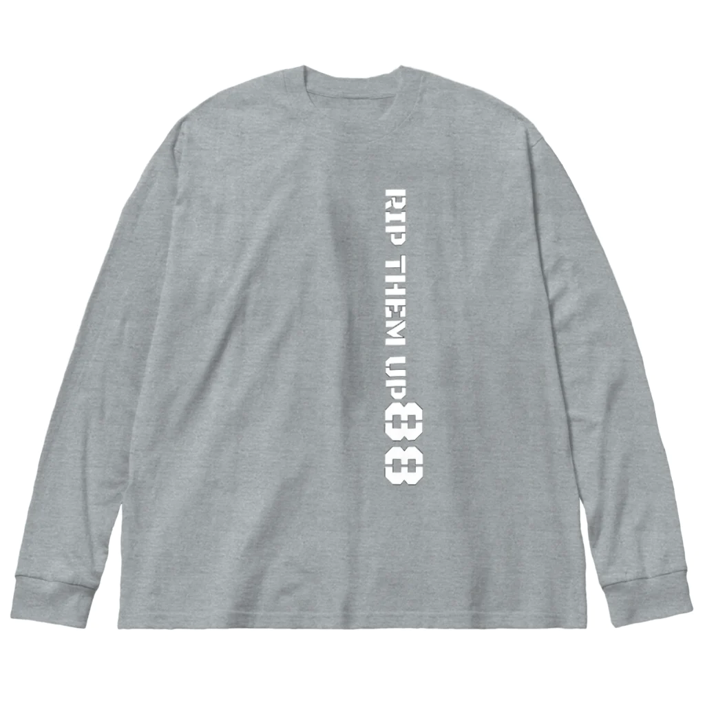 NO　FACEのripemup 縦バージョン Big Long Sleeve T-Shirt