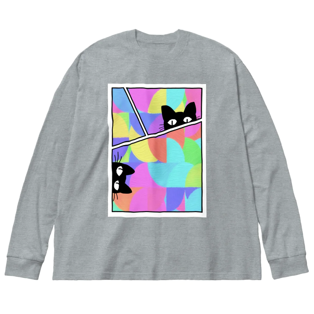 LalaHangeulのにゃんですか？ Big Long Sleeve T-Shirt