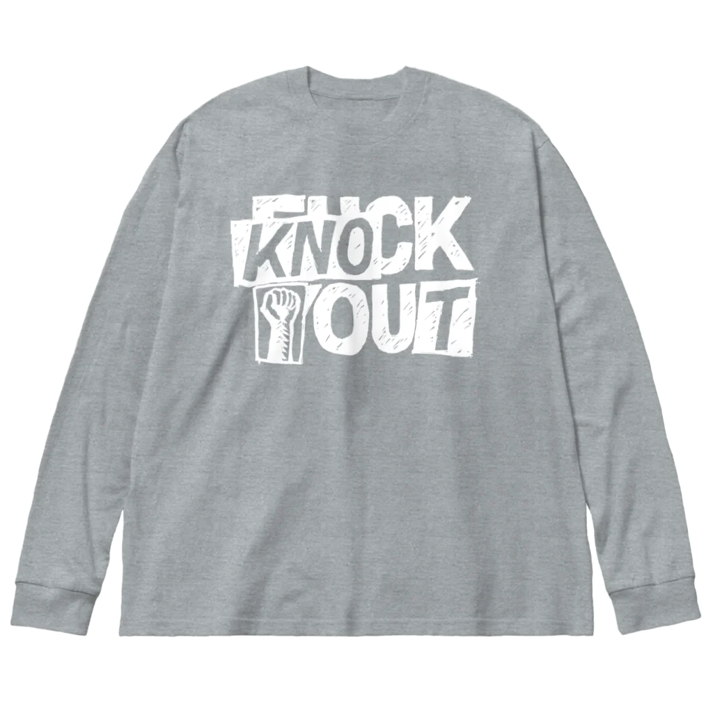 KNOCKOUTJROCKのKNOCK OUT LOGO Handwritten Big Long Sleeve T-Shirt