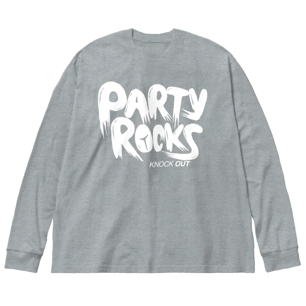 KNOCKOUTJROCKのPARTY ROCKS Handwritten Big Long Sleeve T-Shirt