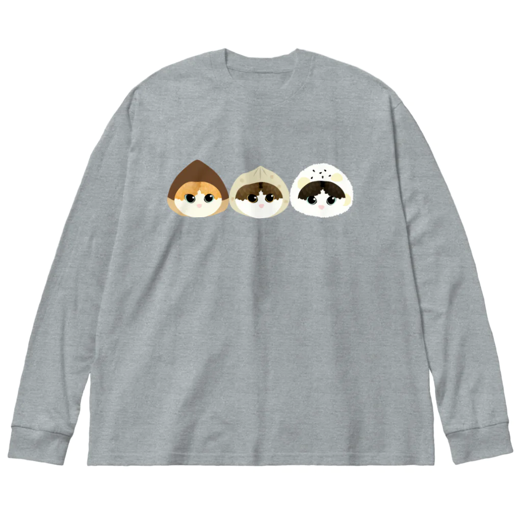 cotton-berry-pancakeのねこがかぶる　くり Big Long Sleeve T-Shirt